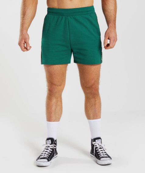 Men's Gymshark Bold React 5" Shorts Green | NZ 6HGZNT